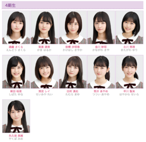 乃木坂46, 4期生, メンバー