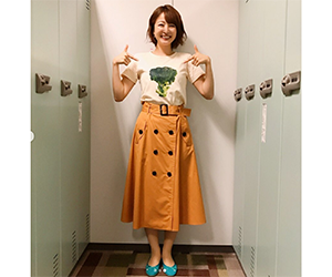 滝菜月, 日本テレビ, アナウンサー, ヒルナンデス!, 野菜, Tシャツ