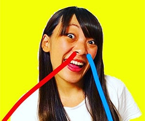 フワちゃん, Youtuber, 変顔