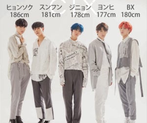 身長, CIX, メンバー, BX, スンフン, ベ・ジニョン, ヨンヒ, ヒョンソク