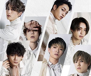 7ORDERメンバーの安井謙太郎、真田佑馬、諸星翔希、森田美勇人、萩谷慧悟、阿部顕嵐、長妻怜央