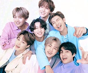 BTSメンバーのジン, ユンギ, ホソク, ナムジュン, ジミン, テテ, グク