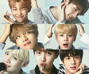 BTSメンバーのジン, ユンギ, ホソク, ナムジュン, ジミン, テテ, グク