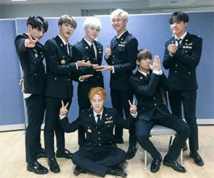 BTSメンバーのジン, ユンギ, ホソク, ナムジュン, ジミン, テテ, グク