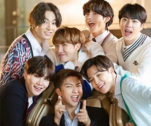 BTSメンバーのジン, ユンギ, ホソク, ナムジュン, ジミン, テテ, グク