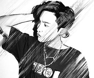 ジョングクが描いた絵