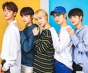 TOMORROW X TOGETHER（TXT）メンバーのヨンジュン, スビン, ボムギュ, テヒョン, ヒュニンカイ