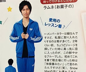 SnowManメンバーの阿部亮平