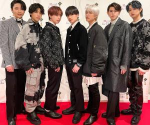 BE:FIRSTメンバーのジュノン, レオ,リョウキ, ソウタ, マナト, シュント, リュウヘイ