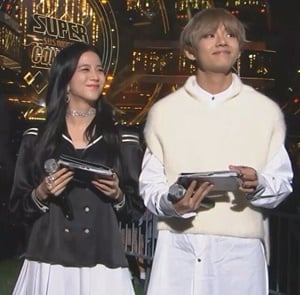 bts-v-blackpink-jisoo btsのvとblackpinkのジス