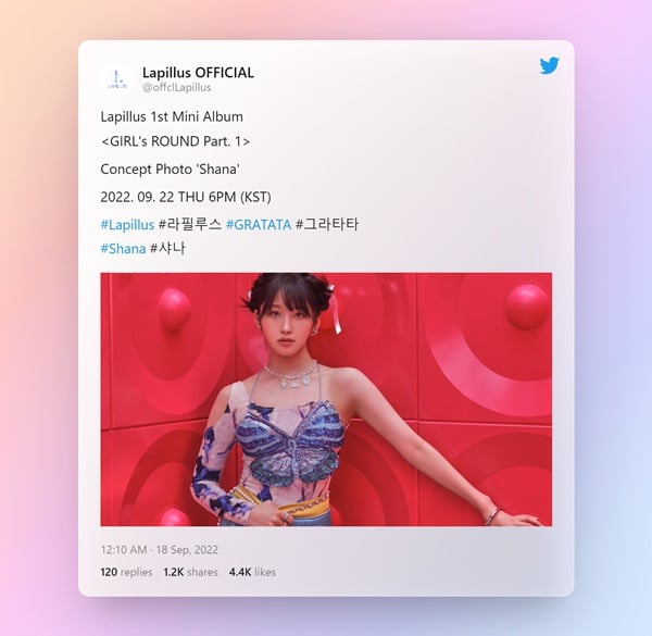 Lapillusメンバーのシャナ