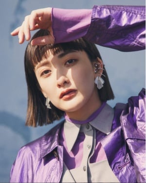 緑黄色社会（りょくおうしょくしゃかい）のメンバーの長屋晴子（ながやはるこ）